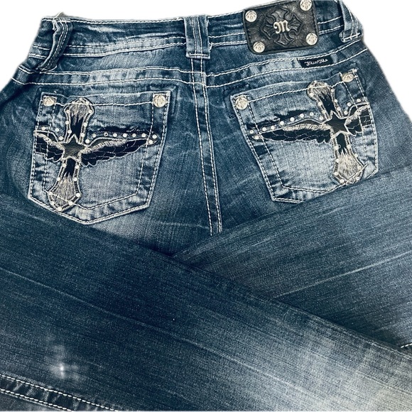 •••••• Miss Me Size 27 VINTAGE Boot cut********* - Picture 2 of 4